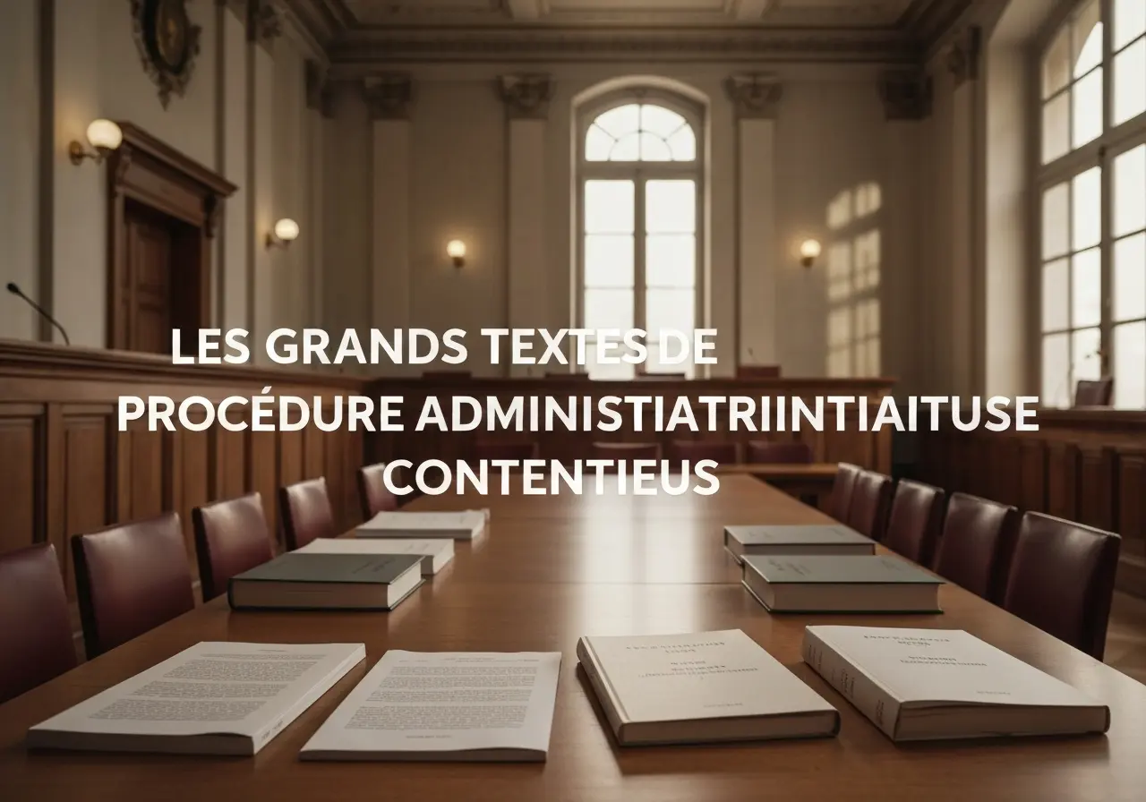 Les grands textes de procédure administrative contentieuse expliqués